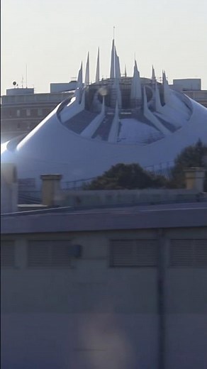2026年1月3日撮影！新スペースマウンテン 最新工事状況 雪が薄ら☃️東京ディズニーランドNew Space Mountain, Tokyo Disneyland