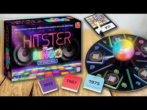 HITSTER BINGO - Game Rules TV (German Instructions) - JUMBO GAMES Hitster Music Bingo