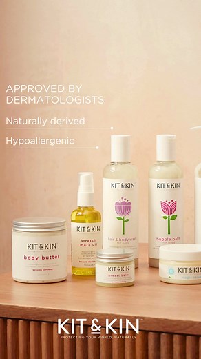 Naturally nurturing hypoallergenic skincare for mum & baby, perfect for even the most delicate skin. | Kit & Kin
