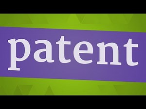 PATENT pronunciation • How to pronounce PATENT