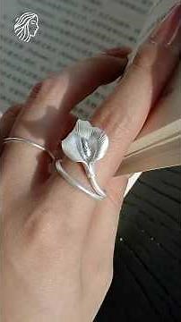 Watch a Calla Lily Bloom in Silver | Handmade 999 Silver Ring Process