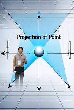 "Projection of Point Explained in 60 Seconds | Engineering Drawing Easy Trick" #drafting #drawing