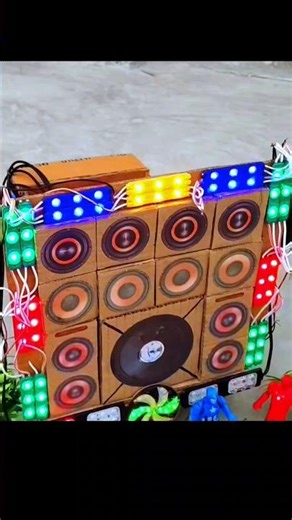 Mini Dj truck Setup | how to make mini dj setup with cardboard making