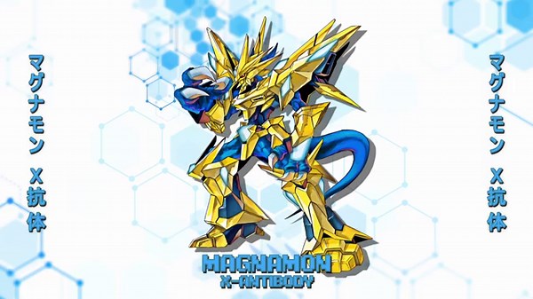 MAGNAMON NEW FORM! MAGNAMON X GOLD DIGIZOID MODE EVOLUTION LINE!