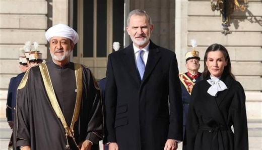 King Felipe, Queen Letizia welcome Sultan Haitham bin Tariq for State Visit