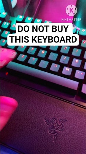 DO NOT BUY THIS KEYBOARD (IT'S GOOD) #razerkeyboard #memes #trend #shorts