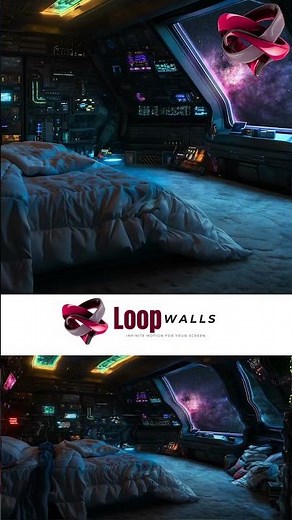 Galaxy Room Live Wallpaper 4K for PC & Mobile – Free Animated Space Aesthetic Background