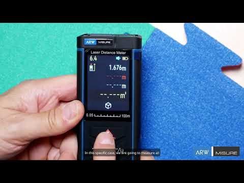 Functions and Menus of the ARW-100C Laser Distance Meter