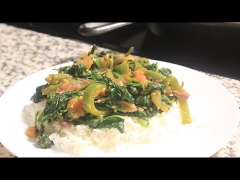 How to make Sautéed Baby Kale and Spinach | Vegan recipe
