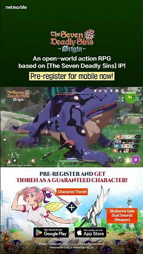 [7DS Origin] An open-world action RPG based on [The Seven Deadly Sins] IP!