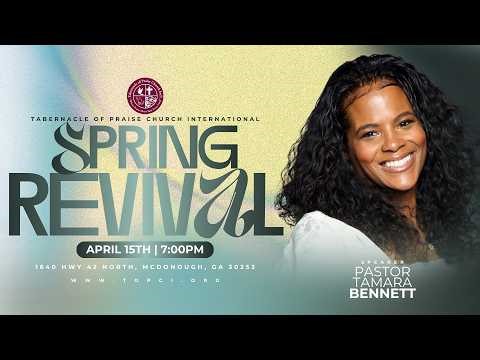 Pastor Tamara Bennett | TOPCI Spring Revival