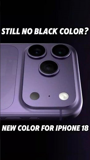 New color options leaked for iPhone 18? #shorts