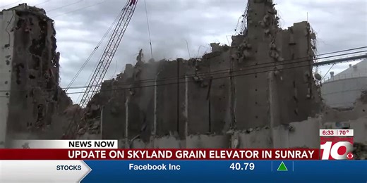 Update on demolition & restoration efforts at Skyland Grain elevator in Sunray.