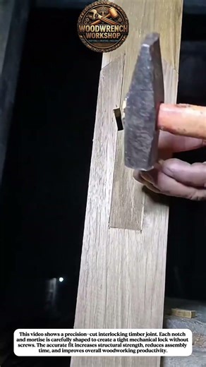 Traditional Timber Joinery Lock System | Strong Interlocking Wood Joint
