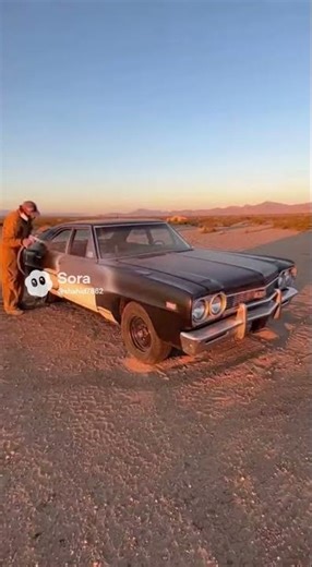 Abandoned 1960s Police Muscle Car Full Restoration in Desert | Ultra Realistic 2X Speed ASMR Rebuild