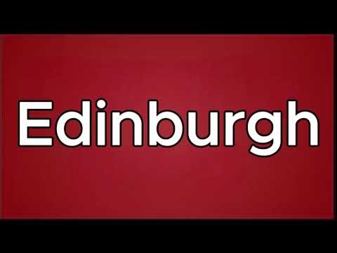 How to Pronounce Edinburgh