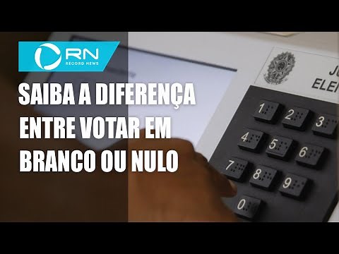 Entenda a diferença entre votar branco ou nulo