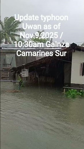 update typhoon Uwan District II Gainza Camarines Sur #typhoonuwan