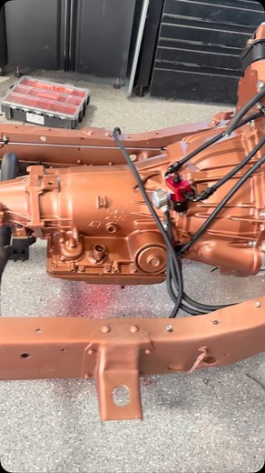Big weekend on “Blue Bell” the 66 c10 patina build. Installed the @tanksinc rear mount tank, routed the @evil_energy_autoparts fuel lines, filter and pressure regulator. Routed and installed the rear brake lines and main line up to front. Finished off tonight installing the @gm_performance_ coils, plugs and wires along with the black coated ict billet front drive system. Making good progress with a completion goal of sept 18th to head south for @c10sinthepark 2025 | Nicklaus Davis