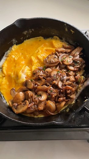 411K views · 7.2K reactions | Mushroom Omelette Recipe | Yummy Tummy | Facebook