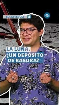 La Luna tiene más de 200 toneladas de basura; ¿qué hay en su superficie? #shorts