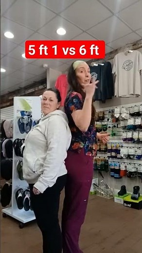 5 ft 1 vs 6 ft Tall Height Comparison