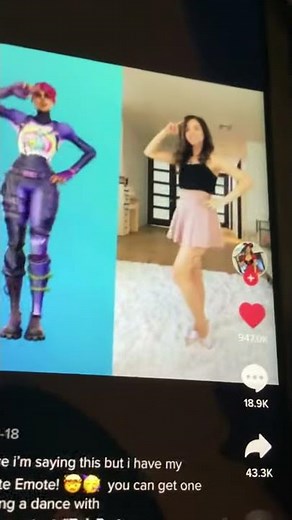 The fortnite pokimane dance