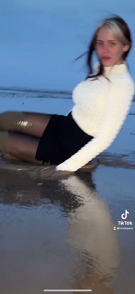 Very late to the trend, but we had to do it. #mamamia #mamamiachallenge #mudgirl #muddy #fullyclothed #wetandmessy #wam