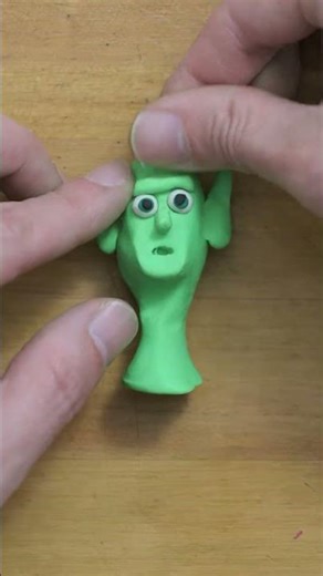 CLAY TO LIFE no.6 - 油粘土キャラクター制作｜宇宙人 Oil Clay Character Series #shorts #clay #character