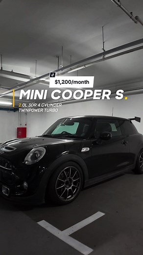 租赁迷你库珀S，月付$1,200