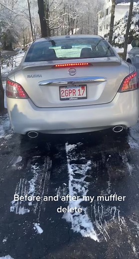 Enhanced Performance with Nissan Maxima Muffler Delete