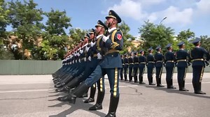 Chinese soldiers prepare for huge WWII commemoration parade