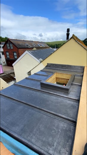 Fully vented code 6 flat roof (pt1 of 3). Had so much fun on this job. | Leadwork SW