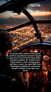 Amelia & Eleanor’s 1933 Night Flight #AmeliaEarhart #EleanorRoosevelt #AviationHistory | TerrifyingMyths