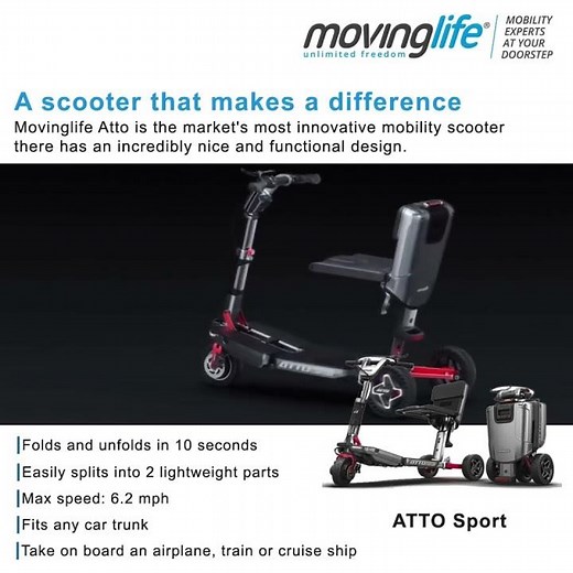 Folds in Seconds | The ATTO Sport movinglife | Lifestyle & Mobility
