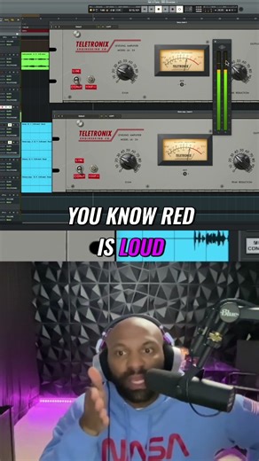 Decode Audio Meters: Yellow is Loud, Red is LOUDER! #shorts