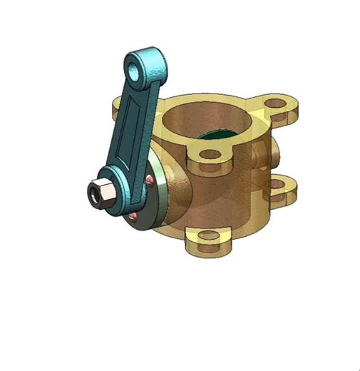 SolidWorks Certification Tutorials on Instagram: "A butterfly valve in action. The assembly components are: 1) Valve 2) Shaft 3) Rotating plate 4) Fixed plate 5) Handle 6) Bolts Butterfly valves are used in many applications, including water supply, power generation, and HVAC systems. They are also used in the chemical, pharmaceutical, and food industries. #solidbody #solidworks #3d #solidmodeling #solidwork #3dmodeling #3dmodel #mechanical #engineering #mechanicalengineering #isometric #enginee