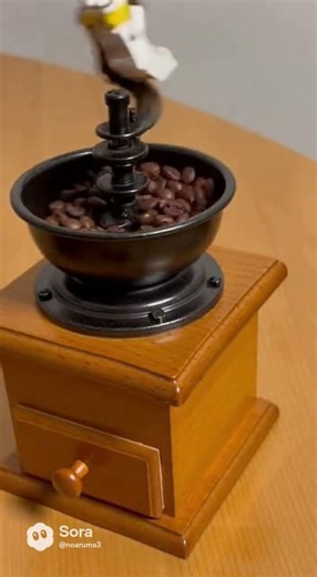 ASMRコーヒーミルのメリーゴーランドや🤣コーヒー豆を挽く音#lego ＃ASMR #レゴシェフ