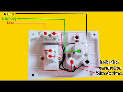 Five in One Board Connection, Switch Socket Indicator,Fuse, Connection