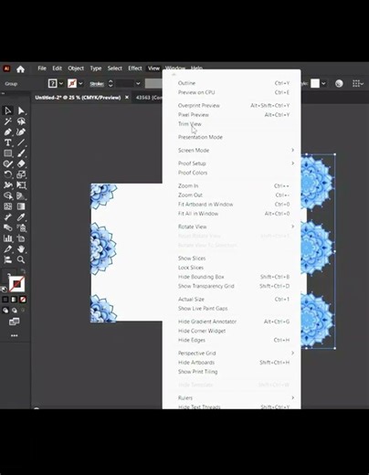 Adobe illustrator trim view @DopeMotionsShorts @ArianaGrande @tseries @KidsDianaShow