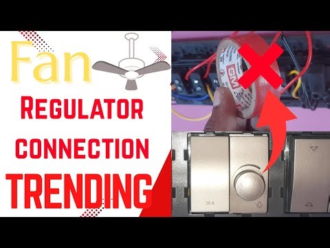 Fan Regulator Connection | Easy Ceiling Fan Regulator Wiring Step by Step