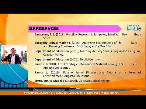 Practical Research 1 - Friday Q2 Week 6 #ETUlayLevelUp #Quarter2