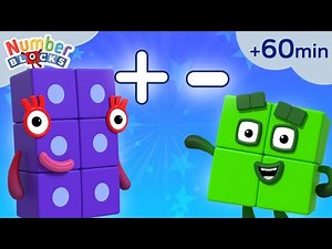 Apprendre ADDITION et SOUSTRACTION - Partie 2 | Épisodes complets | Numberblocks en français