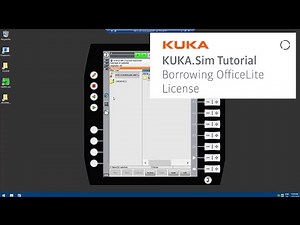KUKA.Sim Tutorial - How to borrow a KUKA.OfficeLite license