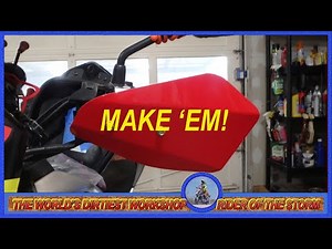 Making Polycarbonate Motorcycle Hand Guards at Home