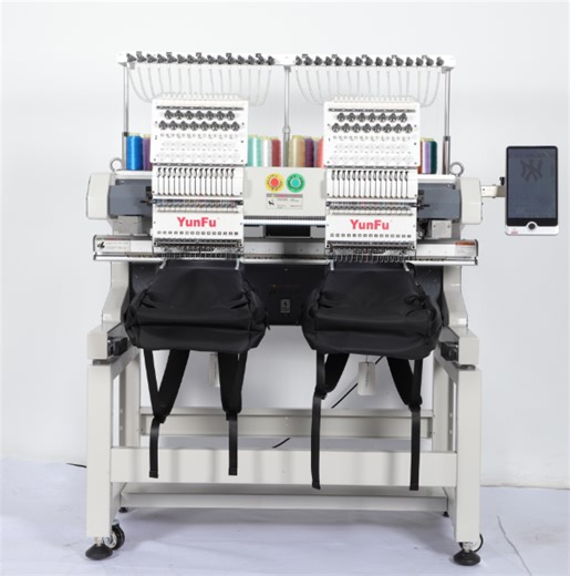 For Yunfu 12 Needle Embroidery Machine Home Use Dahao Computer Intelligent Features Engine Motor Unlocking New Era Embroidery