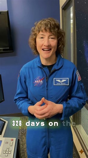 My rock during 328 days in space! 🚀 #NASA #Astronaut #Space #STEM #Love #ISS #SpaceMission #hero