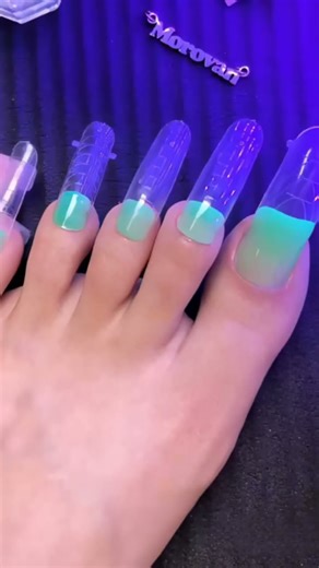 Polygel nail tutorial with tips! 💅 Link in bio.