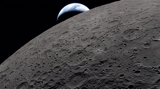 Watch 'Earthset' over moon from Artemis II