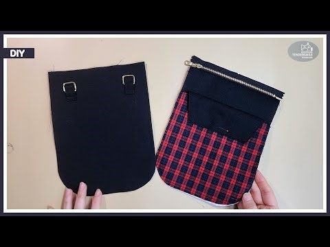How to make a cell phone bag with a round bottom / mini cell phone crossbody bag